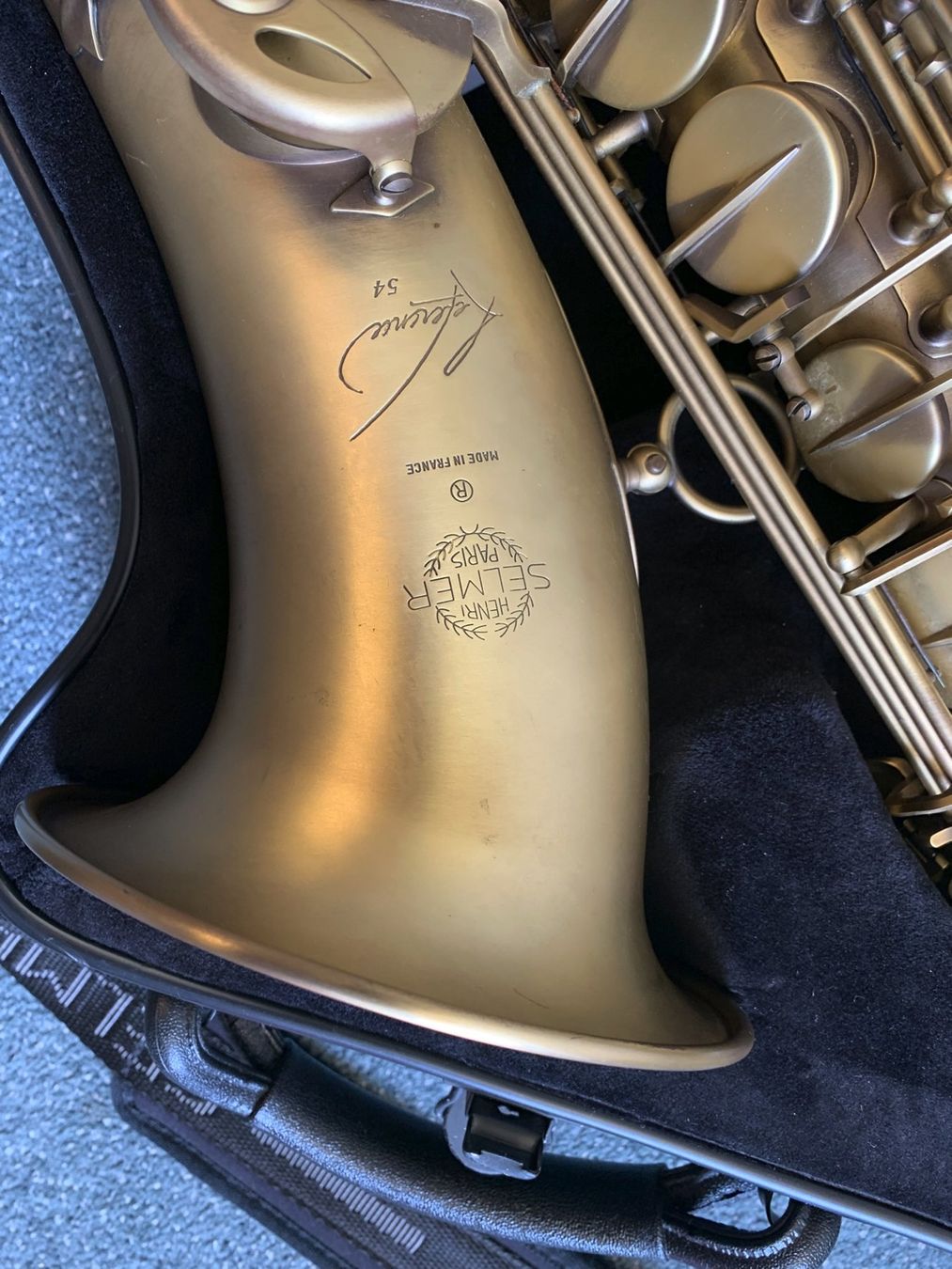 Selmer Strumenti musicali: Selmer Reference 54 Tenorsaxophon matt gold – Usato da Glarus venduto da wshop14 2