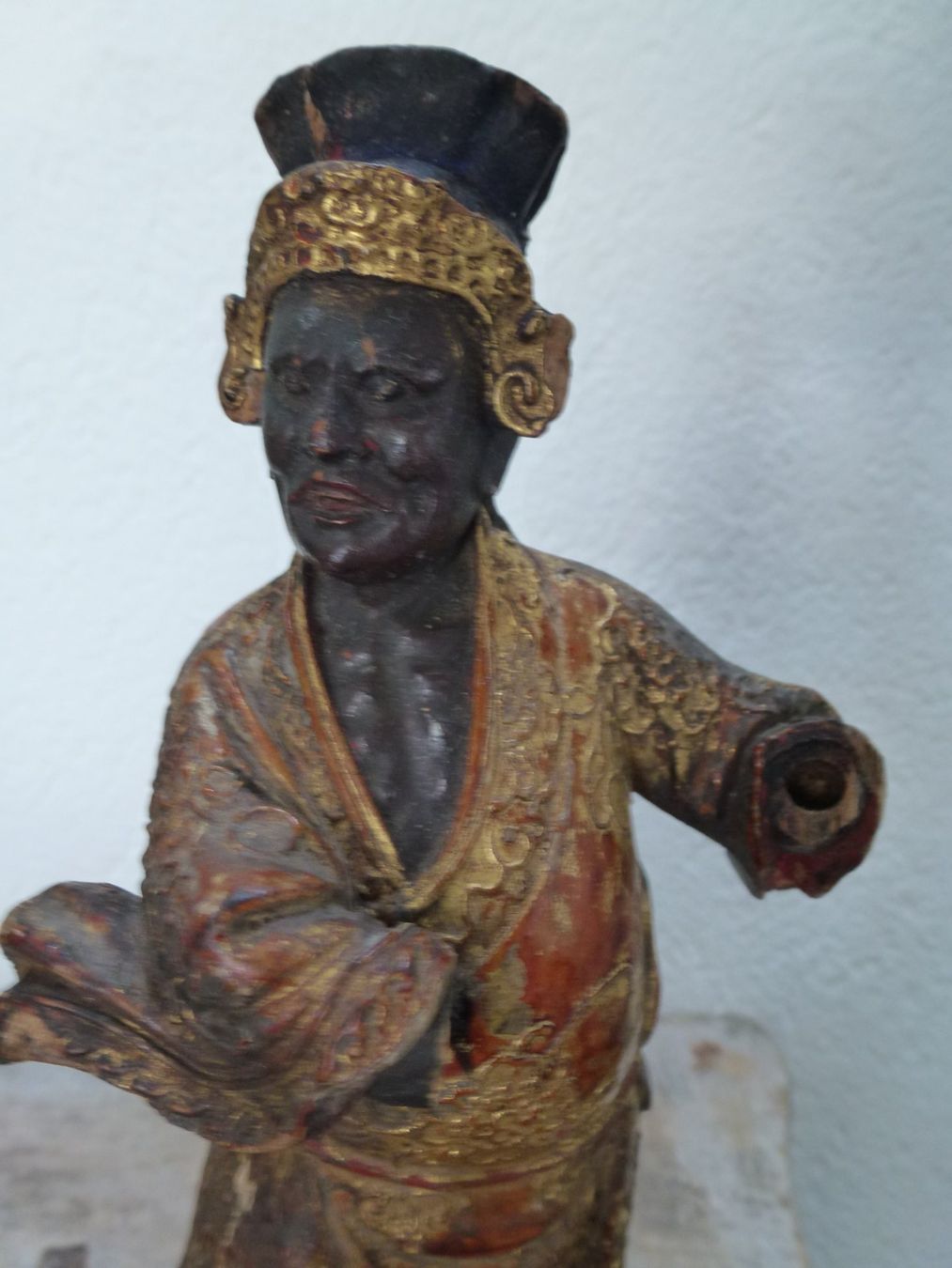 Skulpturen & Statuen: Holzfigur Kaiser China Tänzer Qing – Gebraucht aus Esslingen von eintagammeer 4