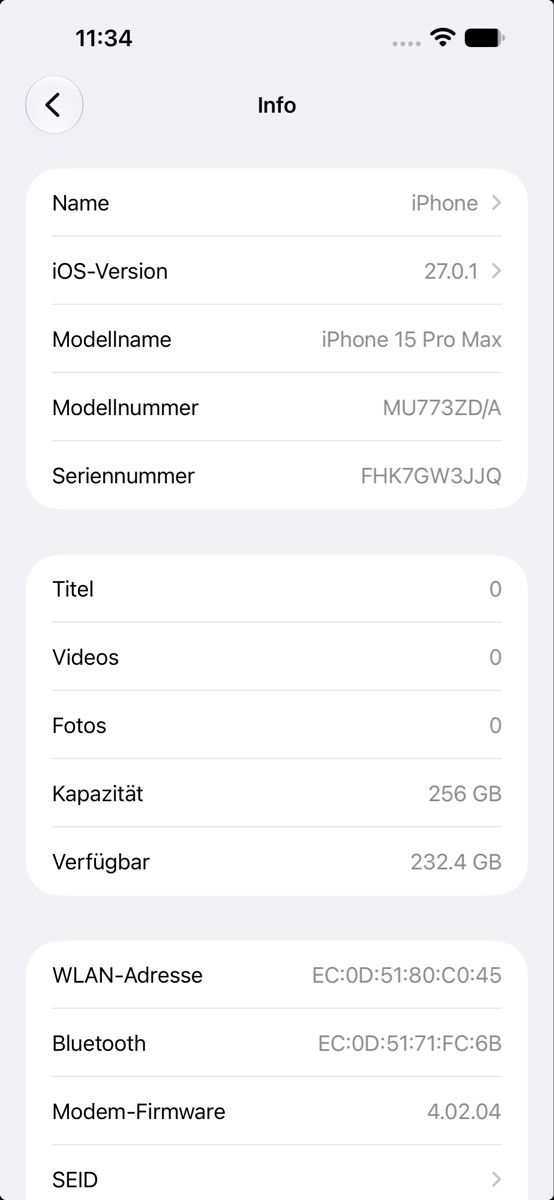 Apple Portables: Apple iPhone 15 pro max, 265gb – D'occasion à Oberwil BL par Schubi770 2