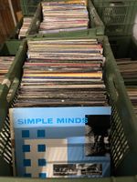 une caisse de vinyle 33 tours disques en anglais