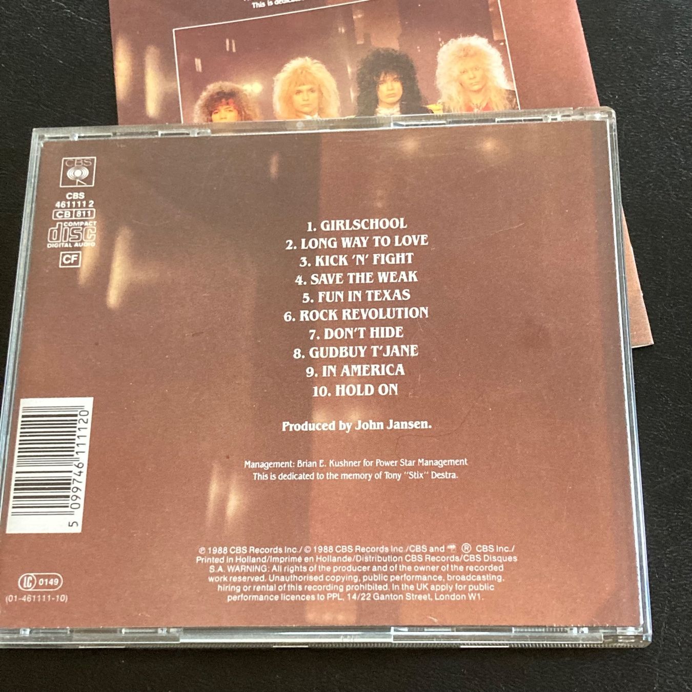 CD: Britny Fox - s/t | Glam Metal – Usato da Bern venduto da Ntsamina 1