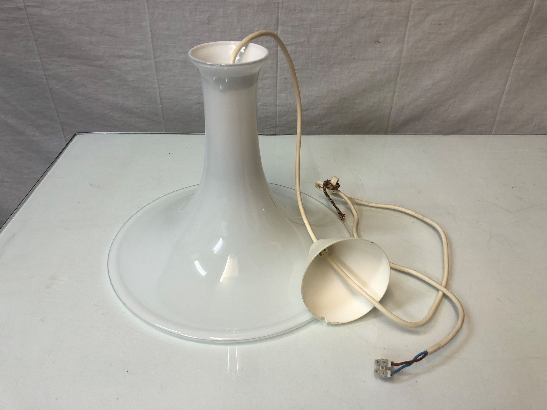 Holmegaard Lampadari & plafoniere: Holmegaard Mandarin Glas-Deckenleuchte 30cm – Usato da Brunnen venduto da Allerwaren 6