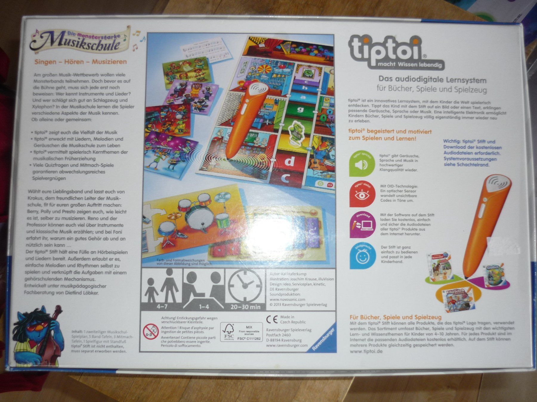 Ravensburger Spiele: Tiptoi - Die monsterstarke Musikschule – Gebraucht aus Bowil von Familie_Kuenzi 1