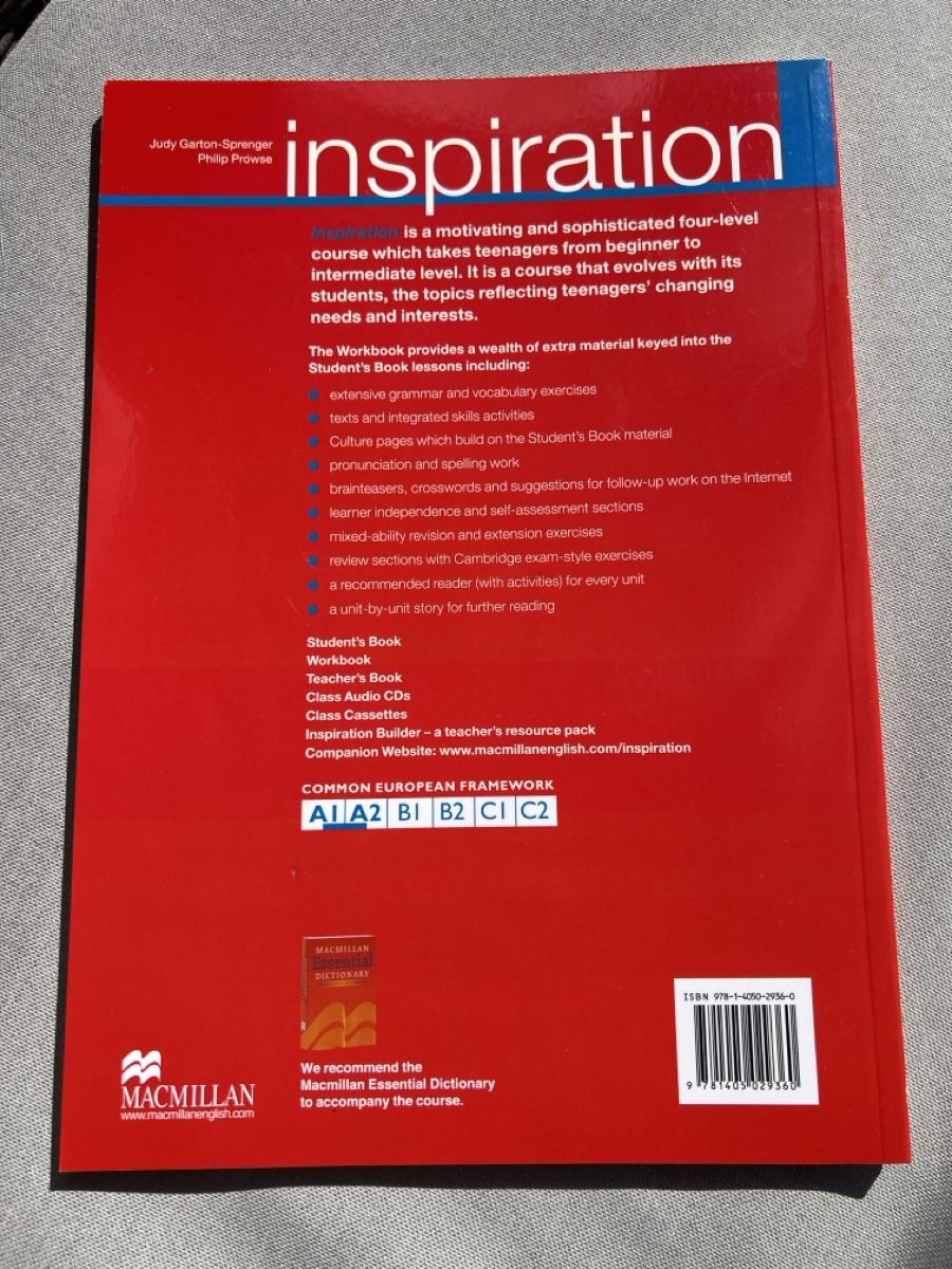 Bücher: Englisch Workbook Inspiration 1 / NEU – Neu und originalverpackt aus Kirchberg BE von Bergdorf16 1