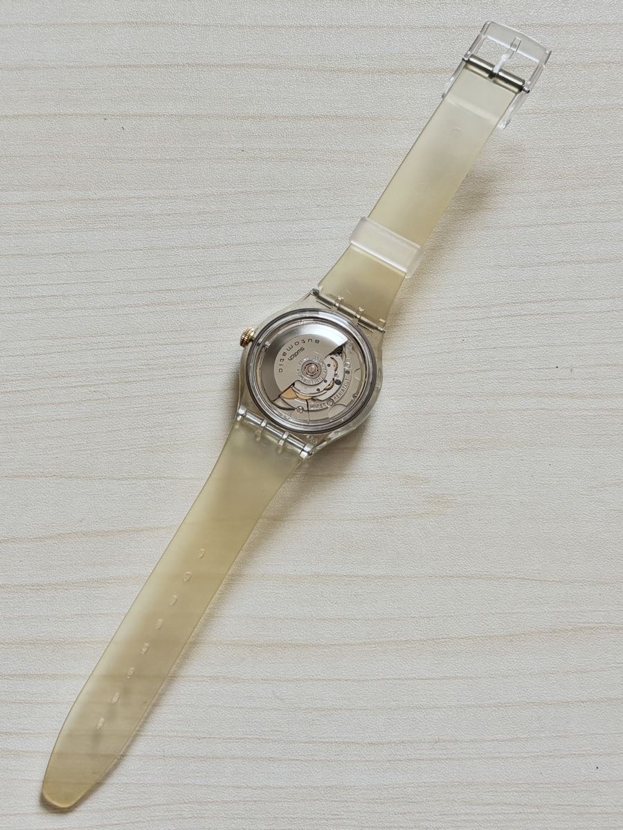 Swatch Orologi: Swatch Automatic Uhr transparentes Gehäuse  – Usato da Grenchen venduto da chththl 8