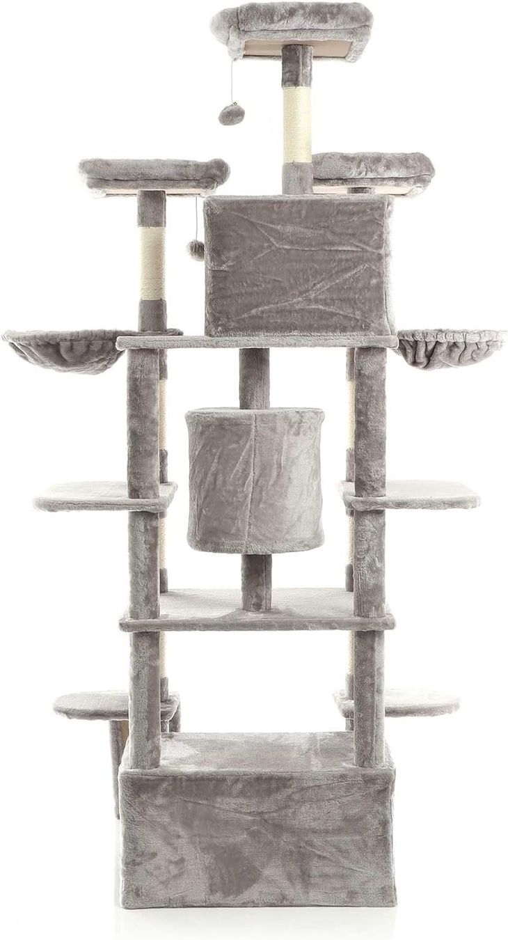 Tiragraffi: Fudajo Kratzbaum Grau 198 cm – Nuovo e nell'imballaggio originale da Bottighofen venduto da zaap 5