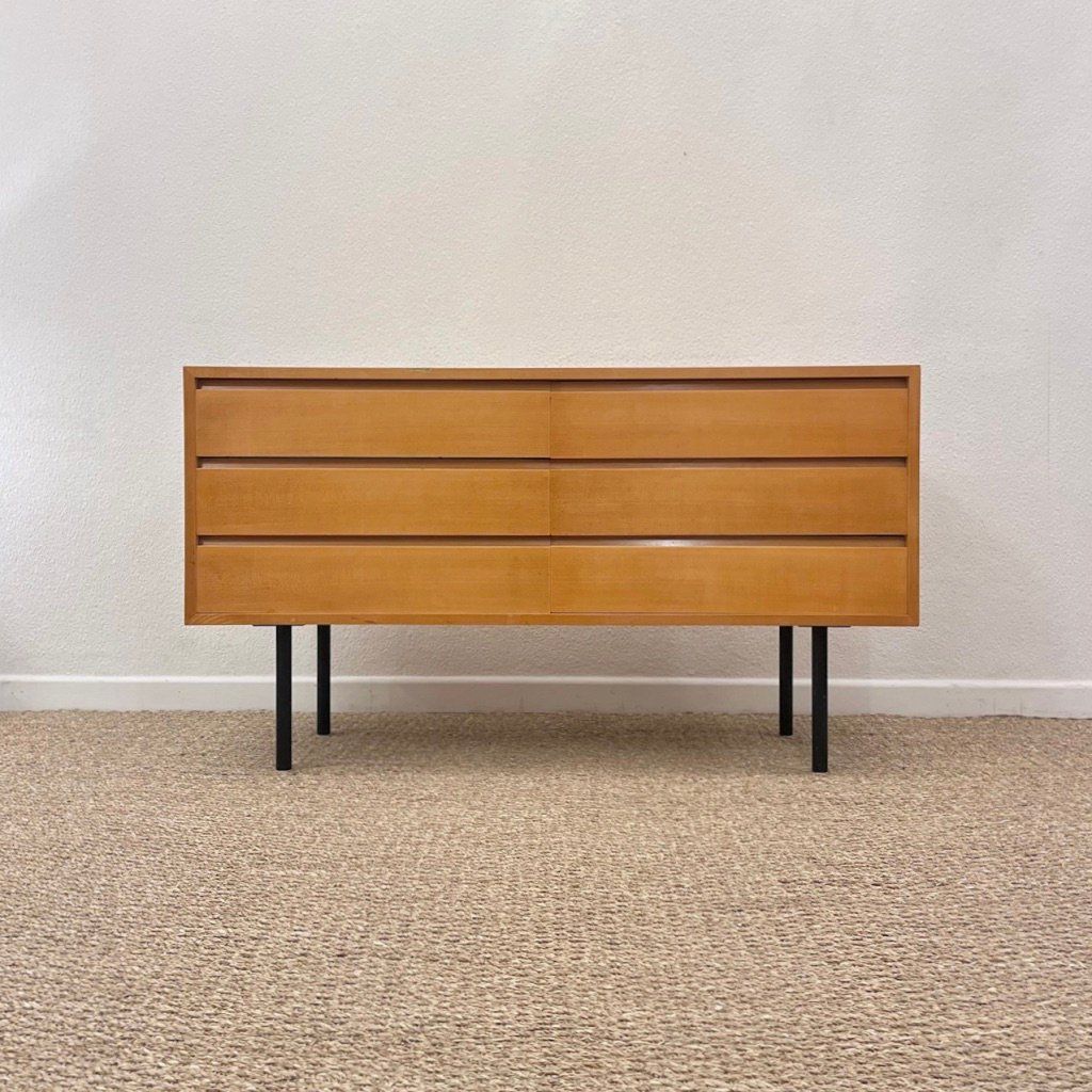 Thut Cassettiere: Kurt Thut Sideboard ahorn 1950er – Usato da Genève venduto da lid06 5