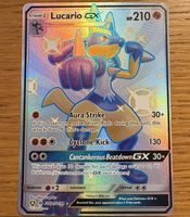 Pokémon Lucario GX Holo SV64/94