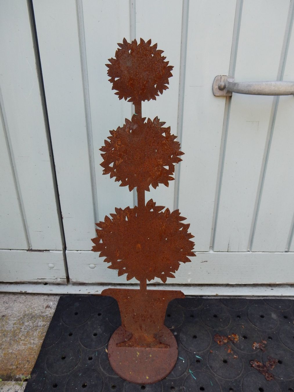 Statuette: spezielle Gartendekoration Rost Topiary Formschnitt Buchs – Nuovo (secondo la descrizione) da Jona venduto da simongarden