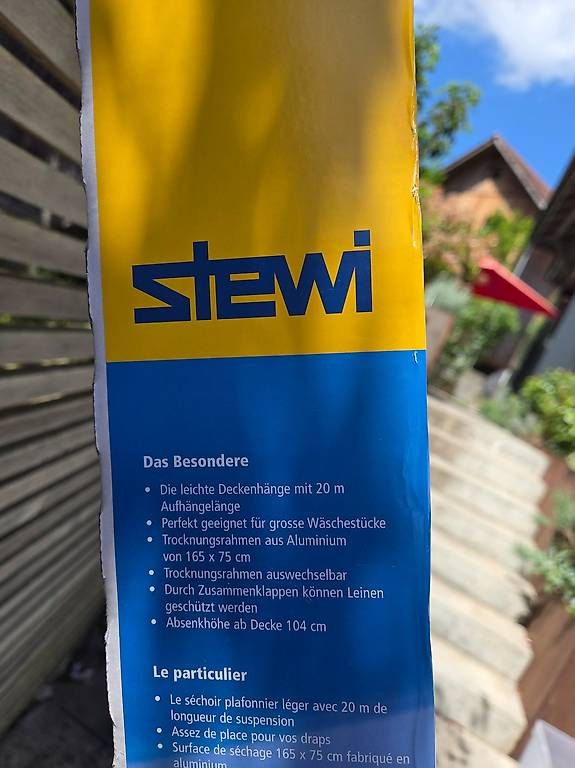 Stewi Stenditoi: Deckentrockner Extra Large – Nuovo e nell'imballaggio originale da Mettmenstetten venduto da Sa.schmid 2