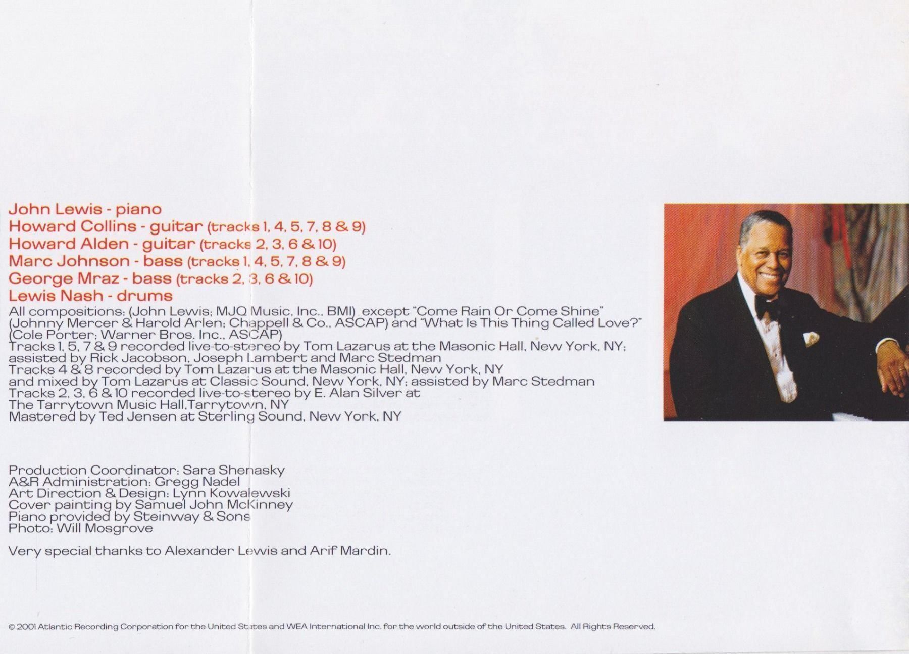 CD: JOHN LEWIS - EVOLUTION II – Usato da Lausanne venduto da sbar224 2