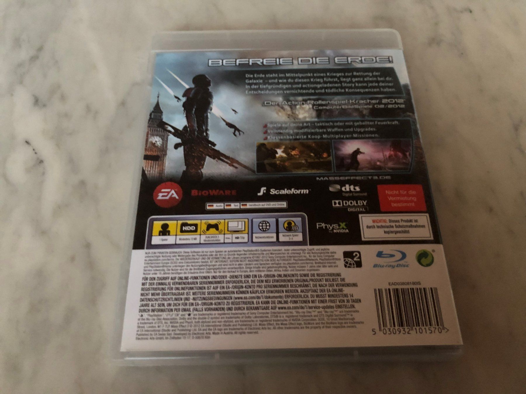 Sony Giochi: MASS EFFECT 3 SPIEL FÜR PS3 – Usato da hägendorf venduto da twilightprincess 2