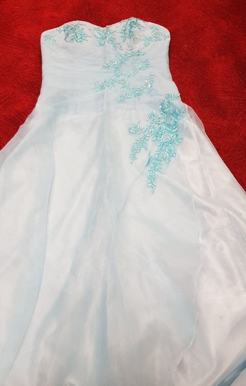 Vestiti: Abendkleid hellblau 32, 40 od. fuchsia 38 – Nuovo e nell'imballaggio originale da turbenthal venduto da lory300zx 4