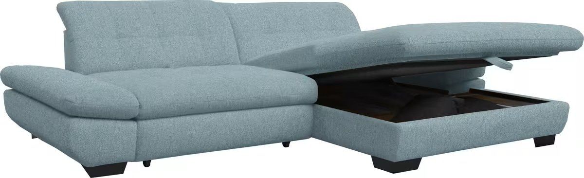 Divani: Xora ECKSOFA Mikrofaser Pastellblau – Usato da Effretikon venduto da Zanx 4