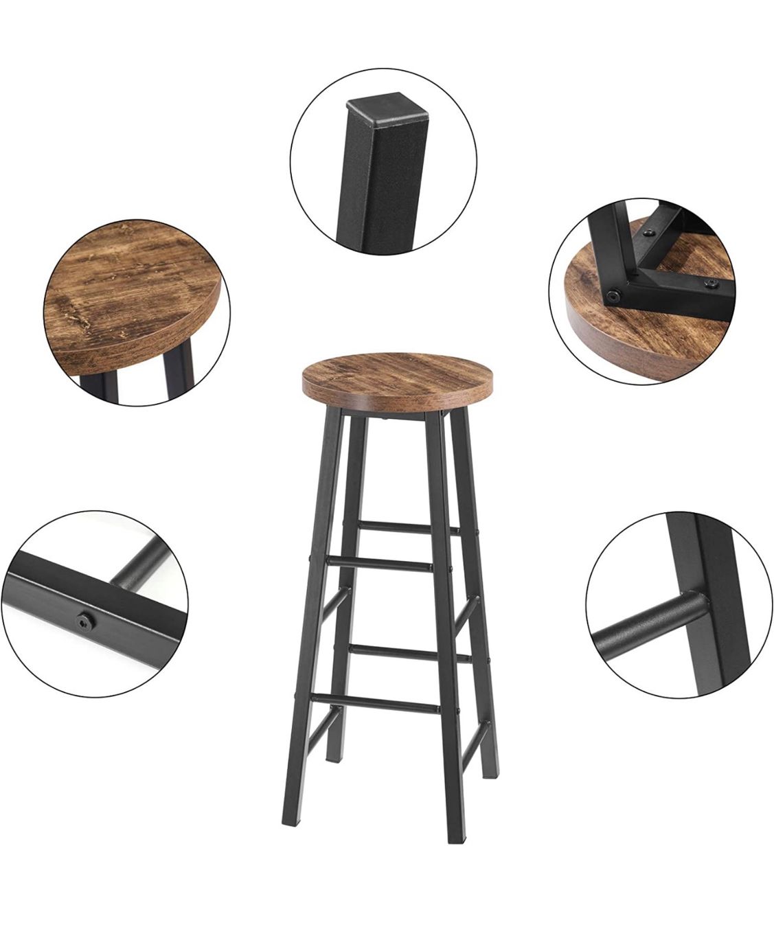 Hocker: + WOLTU BH130dc-2 2X Barhocker Bistrohocker – Neu und originalverpackt aus Amriswil von JaJa-Express 3