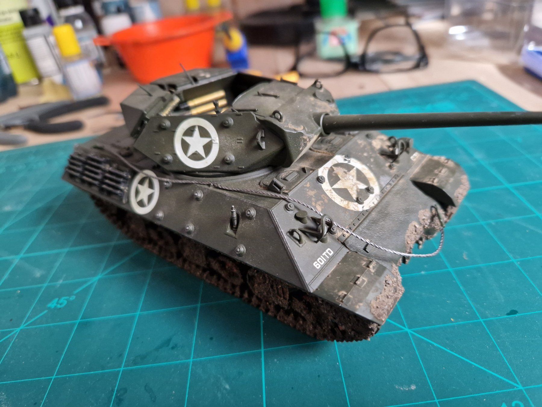 Kit di modellismo & Modellini statici: 1/35 M10 tank gebaut – Usato da Ponte Capriasca venduto da nikfolle 1