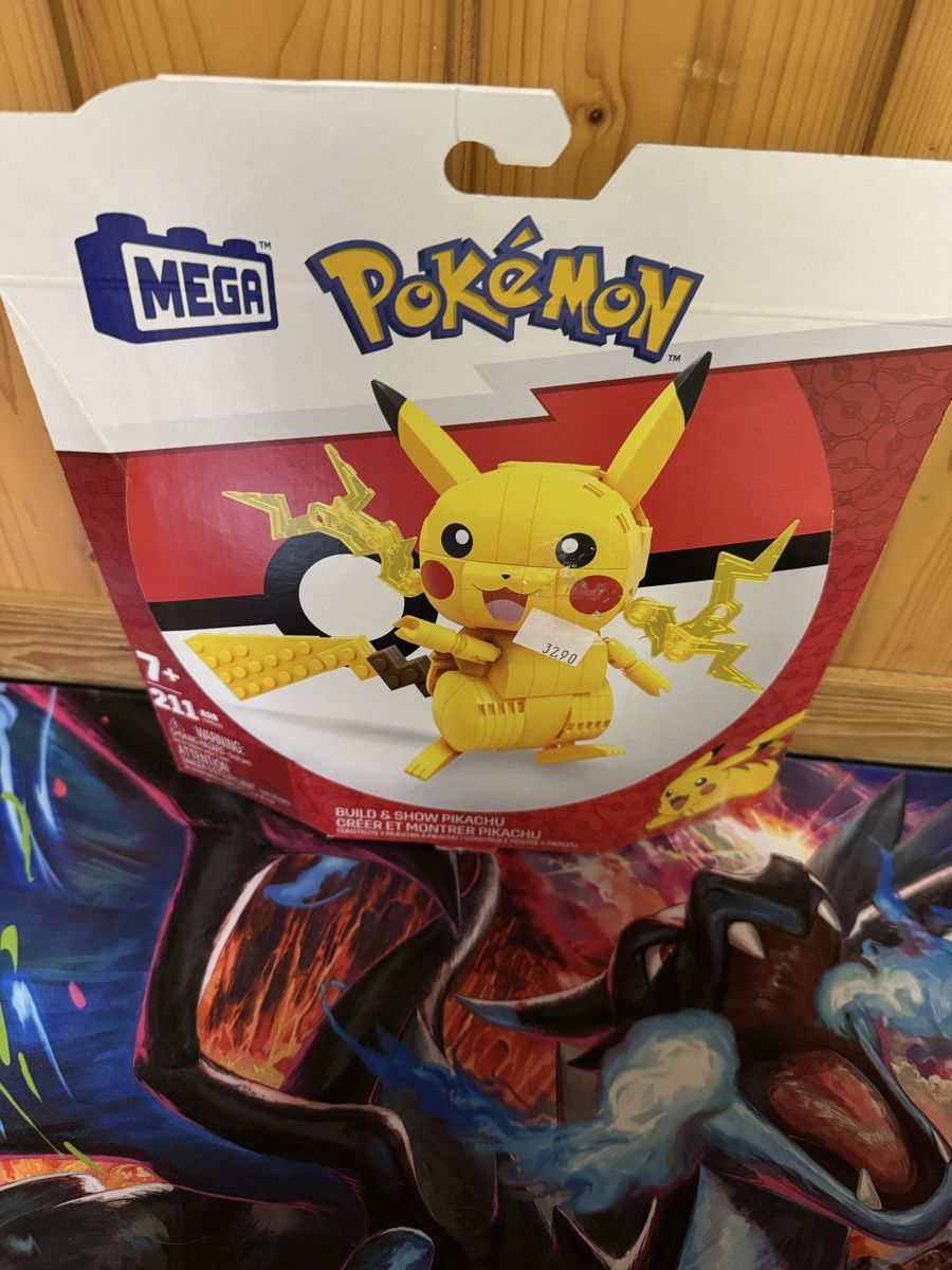 Pokémon Statuette: Mega Pokémon Pikachu Bausteine Set, Neu und OVP – Nuovo e nell'imballaggio originale da Schötz venduto da Gero_V