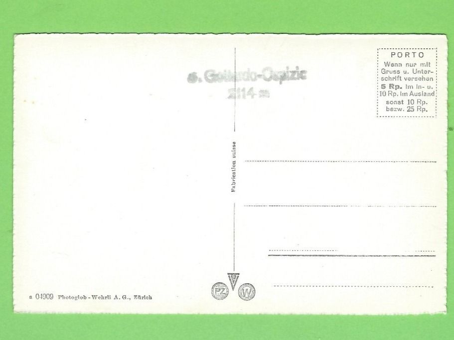 Cartoline postali: Gotthardhospiz – Usato da Zürich venduto da t24_de 1