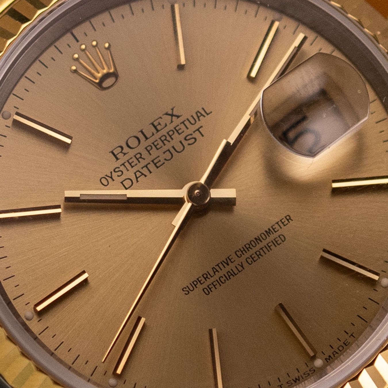 Rolex Orologi: Rolex Datejust 36/ 16233 / 1996 / Champagne Dial / Full Set – Usato da Luzern venduto da PrimeSwissTime 1