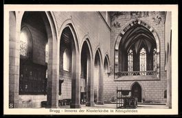 AK Königsfelden, Inneres der Klosterkirche