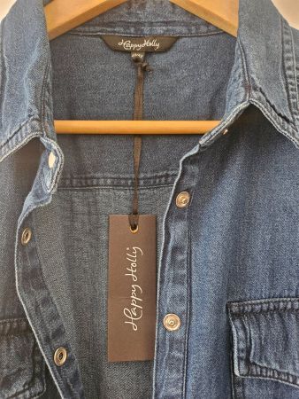 Neues (mit Etikett) wunderschönes leichtes Jeanskleid, 40/42
