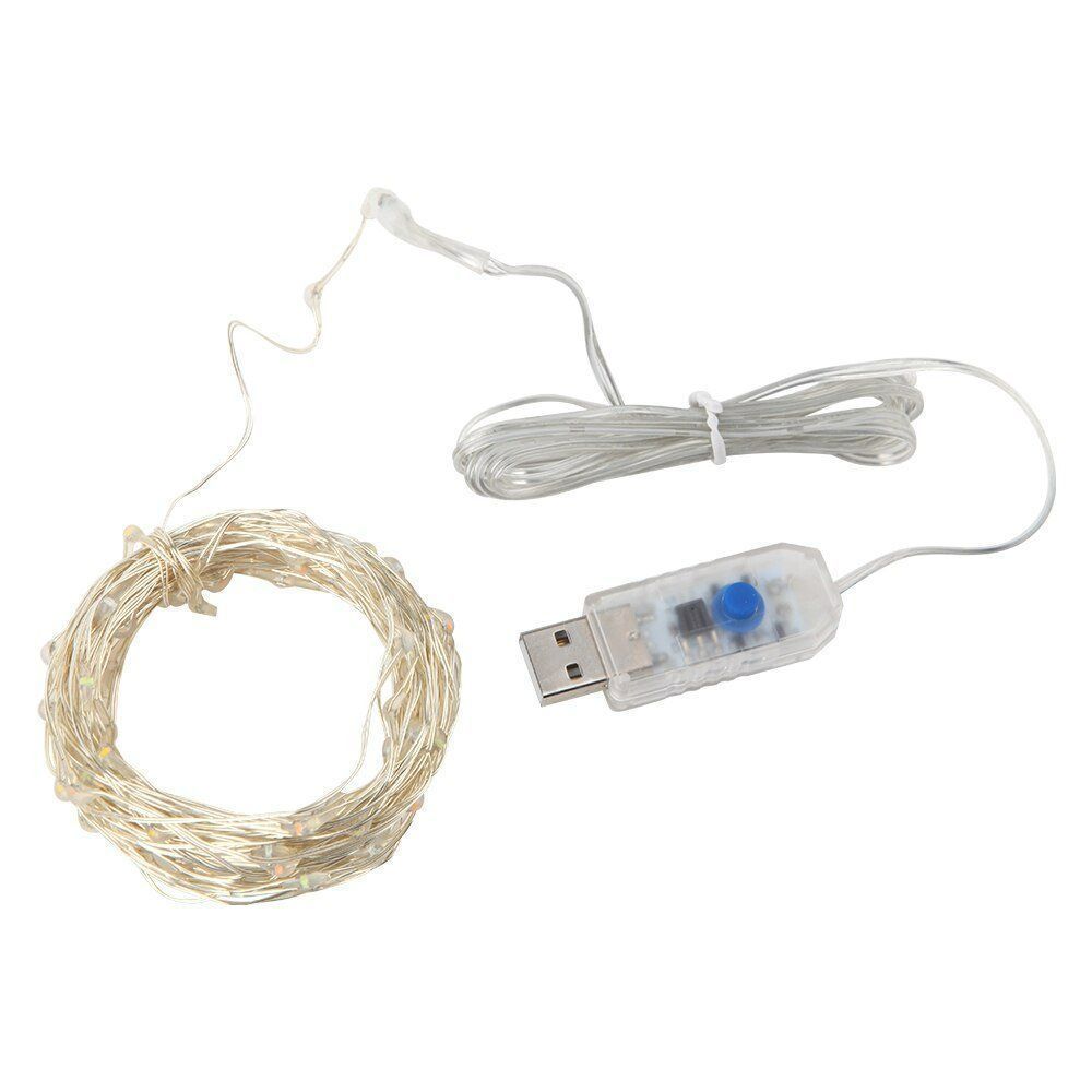 Ghirlande e barre luminose: 10M Led Draht String mit Fernbedienung 8 modus – Nuovo e nell'imballaggio originale da Uerkheim venduto da Kaufoption 6