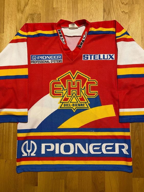 EHC BIEL TRIKOT BIENNE MAILLOT JERSEY EHCB SIGNÉ