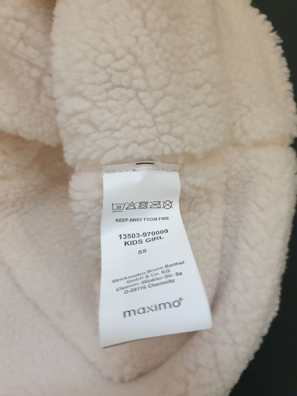 Altro abbigliamento per bambina: Neuer Maximo Winter-Wendehut Mädchen Gr. 55 – Nuovo (secondo la descrizione) da Emmetten venduto da Hornberger 5