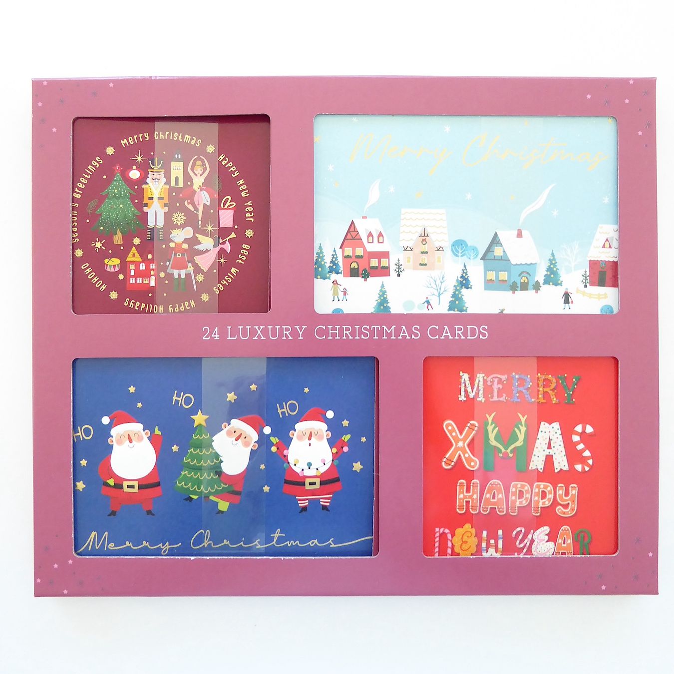 Cartoline: 24 Weihnachtskarten - Klappkarten mit Couvert – Nuovo e nell'imballaggio originale da Basel venduto da Kunterbunt12
