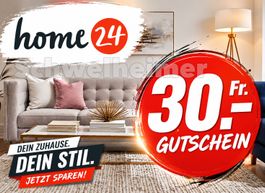 Fr. 30.-- Rabatt bei Home 24  Gutschein