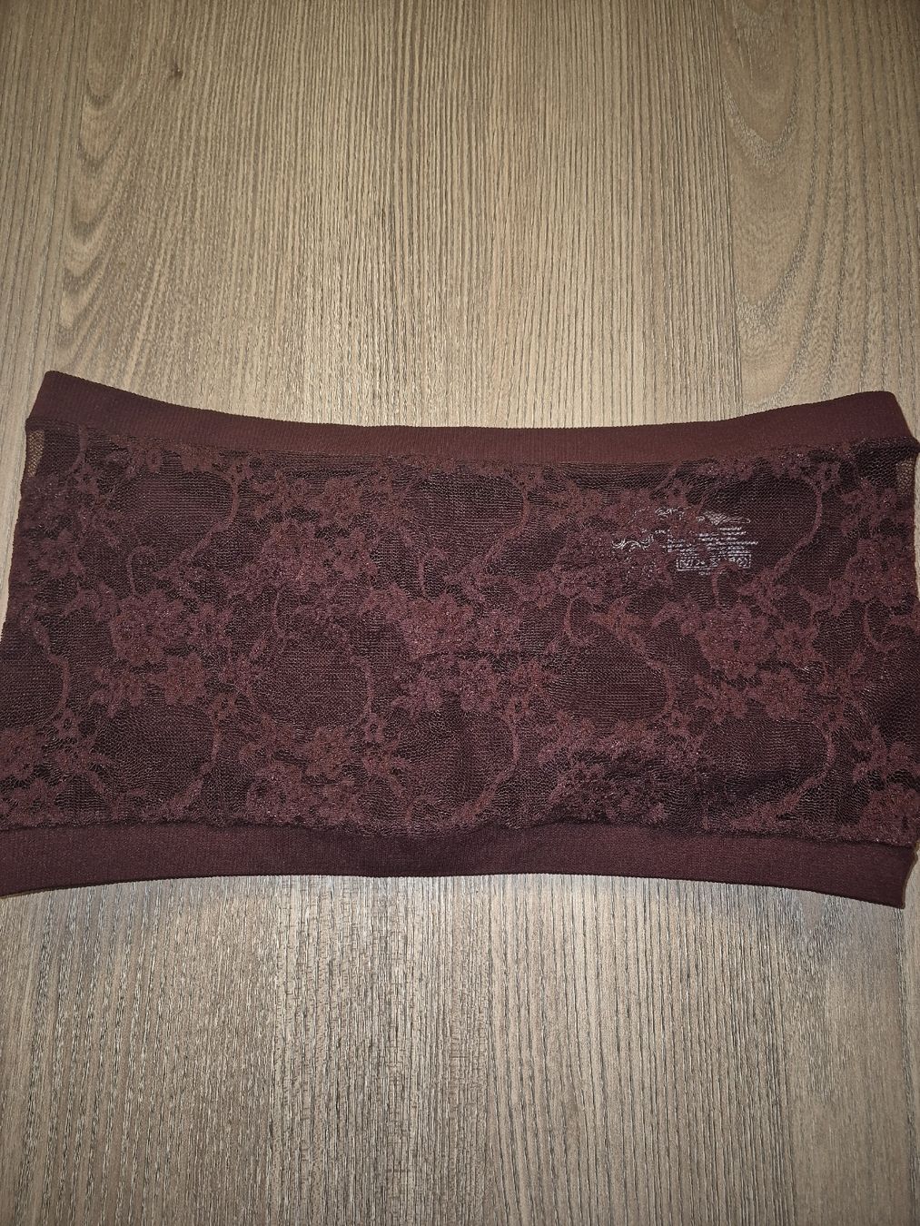 Tops: Bordeaux Spitzen Bandeau Top, Grösse S, – Neu (gemäss Beschreibung) aus Zürich von mit_jz2x 1