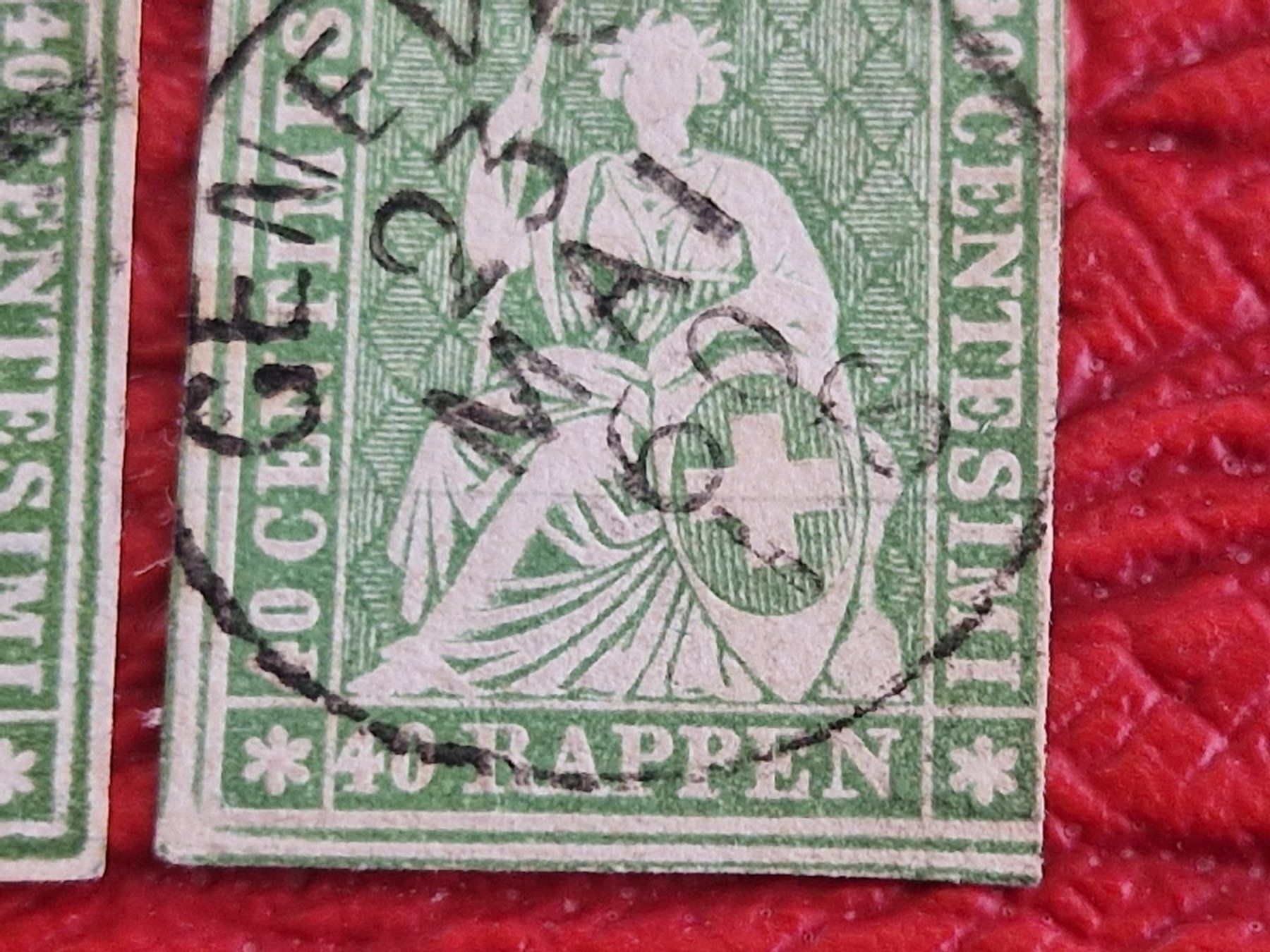 Tutti i francobolli: Strubel 26G, 2 St., signiert, ab 1.- – Usato da Burgdorf venduto da Glossy01 4