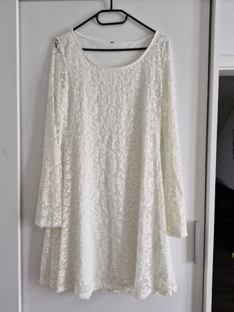 Spitzenkleid weiss L/XL
