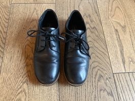 Elegante schwarze Lederschuhe von Friboo Grösse 36