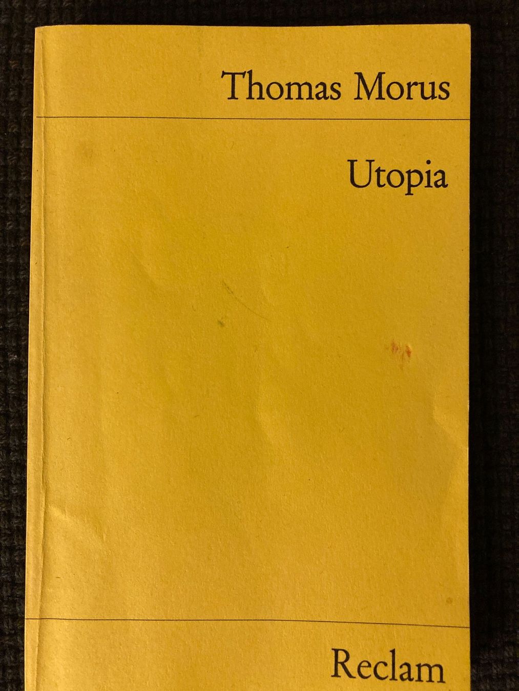 Libri: Thomas Morus, Utopia – Usato da Baden venduto da Yoyo1