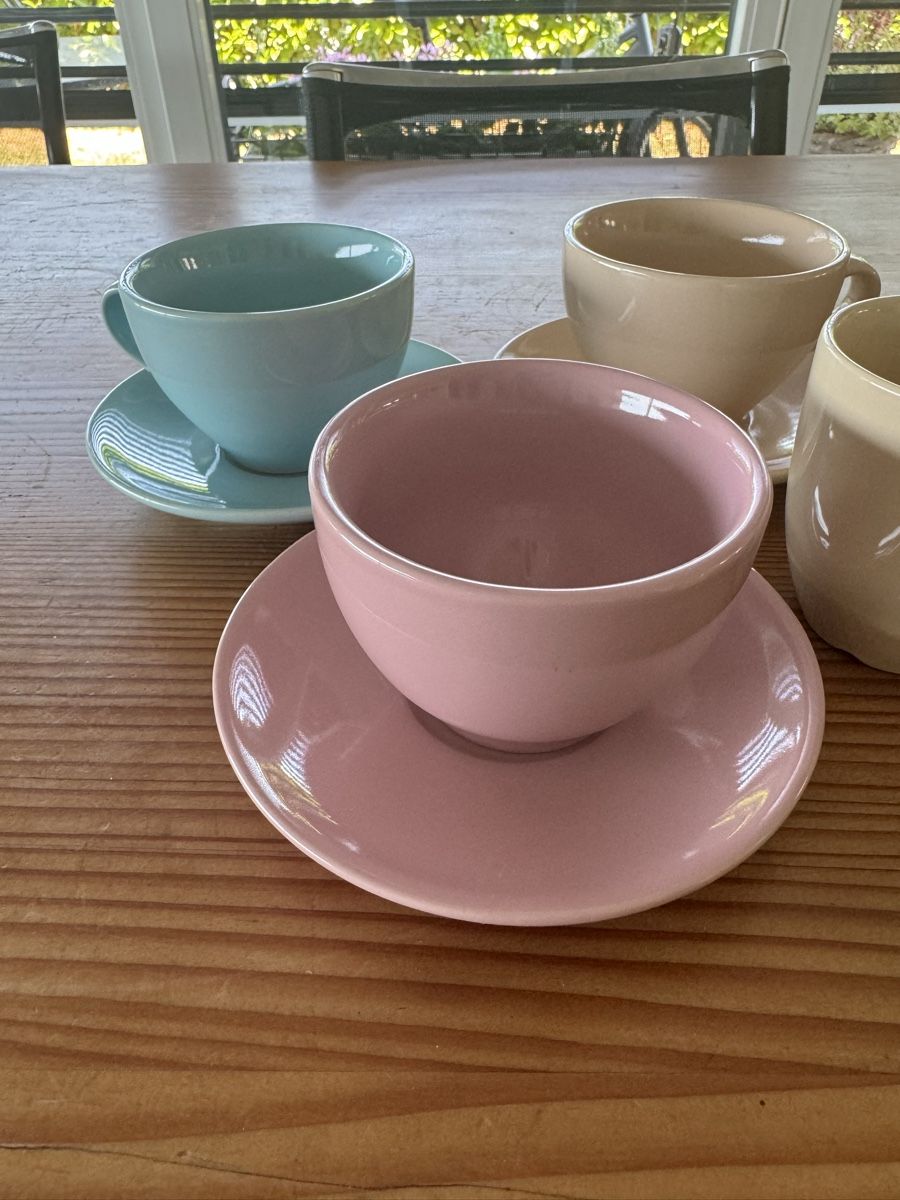Tassen: Kaffeetassenset 6er Set farbig  – Gebraucht aus Lanzenhäusern von Galaa 2
