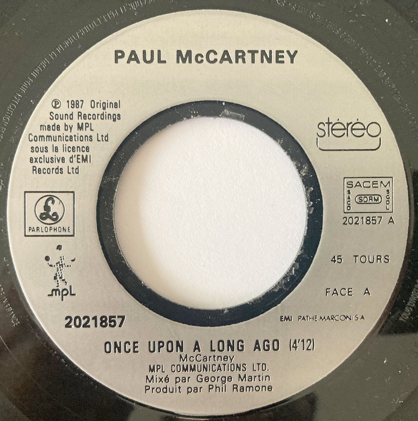 Schallplatten: PAUL McCARTNEY - ONCE UPON A LONG AGO – Gebraucht aus Bottens von hotter-than-hell 2