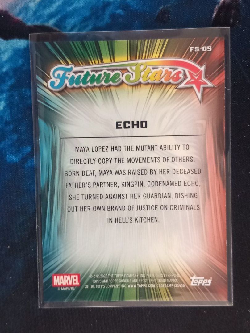 Topps Carte collezionabili: Topps Chrome Marvel Future Stars Echo – Nuovo (secondo la descrizione) da Yverdon-les-Bains venduto da fla_z2k7 1