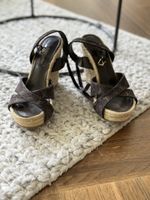 Louis Vuitton Monogram Espadrille Keilsandaletten Gr. 35