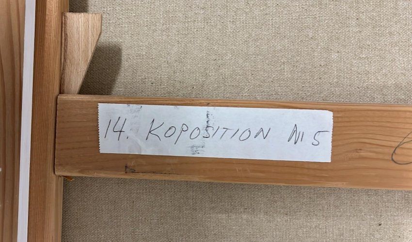 Dipinti: Komposition von Robert Santschi 1999       (ID 7006) – Usato da Gelterfingen venduto da art-and-more 3