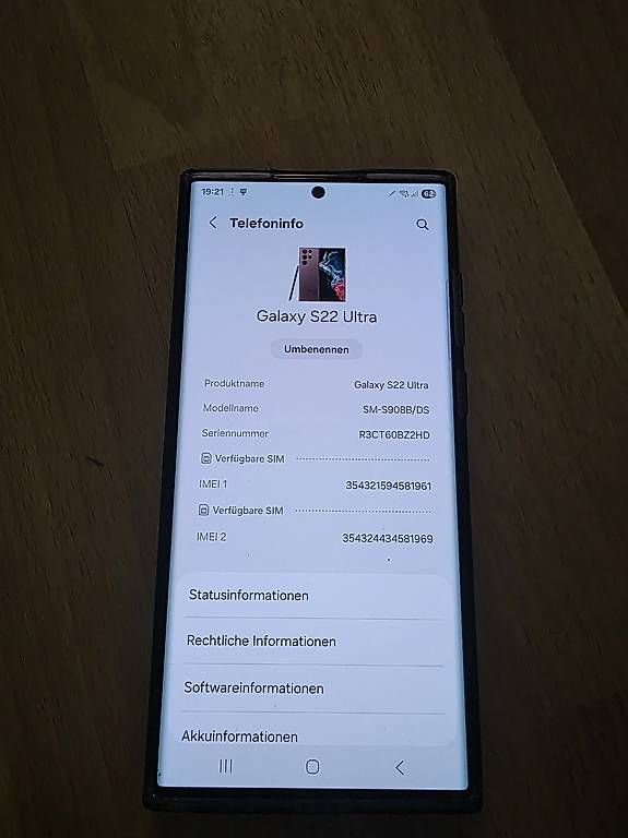 Telefoni cellulari / Smartphones: Samsung Galaxy S22 Ultra 256GB – Usato da Widnau venduto da Dracet196 1