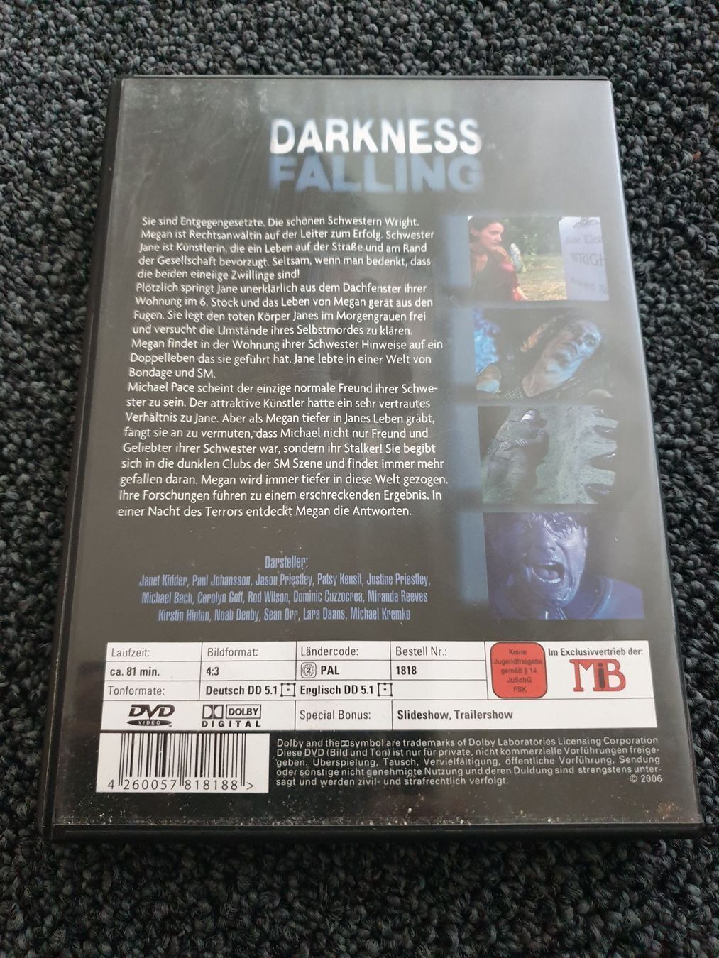 Tutti i DVDs: DARKNESS(1719) – Usato da Ruswil venduto da Ruck.Zuck. 1