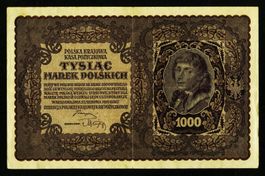 Polen 1000 Marel Polskich 1919 P-29 SS++-VZ
