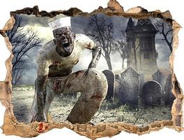 🧟‍♂️ 3D Zombie Wandaufkleber – Gruselig Cool! 🧟‍♀️💫