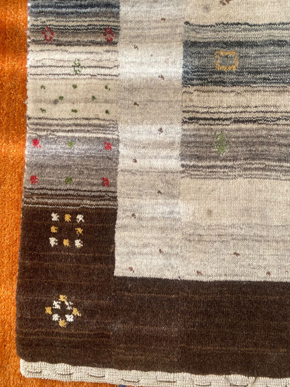 Gabbeh Tappeti: 3er-Set Gabbeh Loribaft 230x160 & 145x75 – Usato da Zürich venduto da Simodo 5