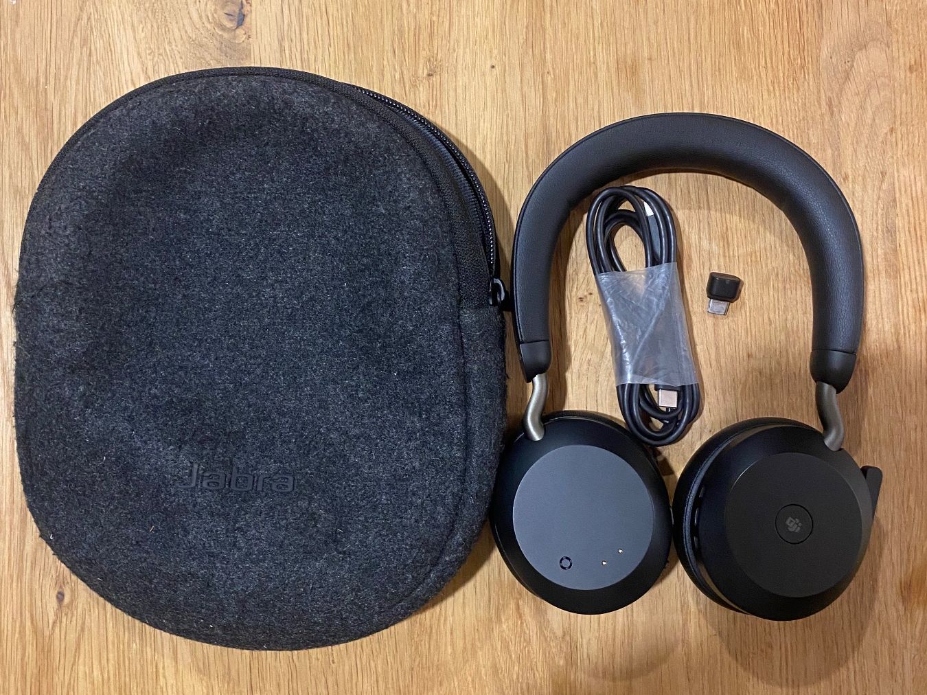 Jabra Cuffie: Jabra Evolve 75 Wireless Headset ANC inkl. Case, Kabel & Don – Usato da Zürich venduto da pau_5rhr
