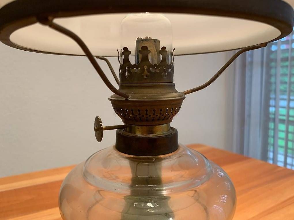 Lampade: Petrolllampe aus Messing – Usato da Waltenschwil venduto da cmprobst 2