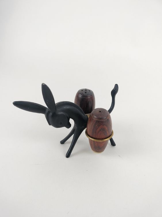 Ebros Salz- Und Pfefferstreuer Esel – Magnetisch, Keramik, Handbemalt, Ca. 10,2 Cm