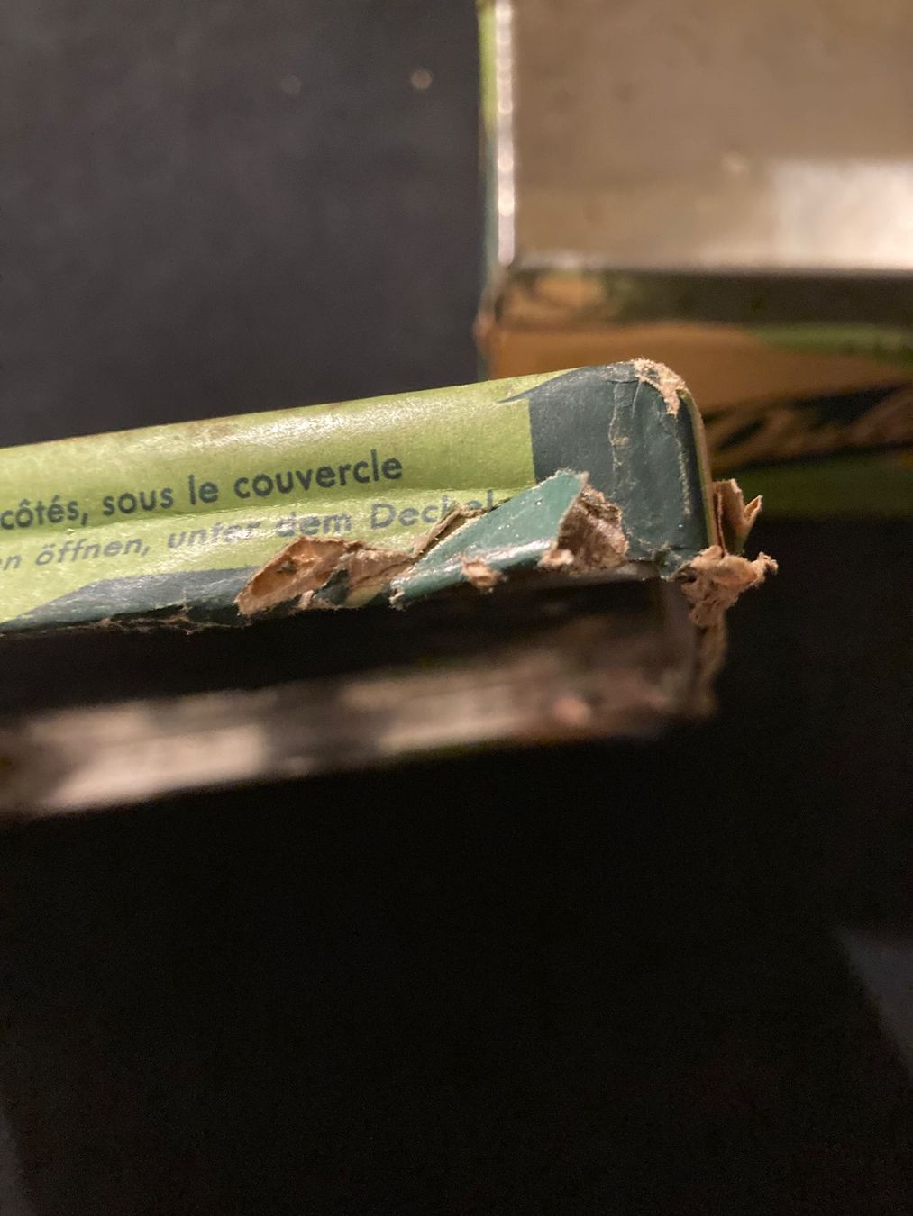 Contenitori & Simili: Oulevay Guetzlidose, Blechdose, sehr alt – Usato da Moerschwil venduto da Corsica61 8