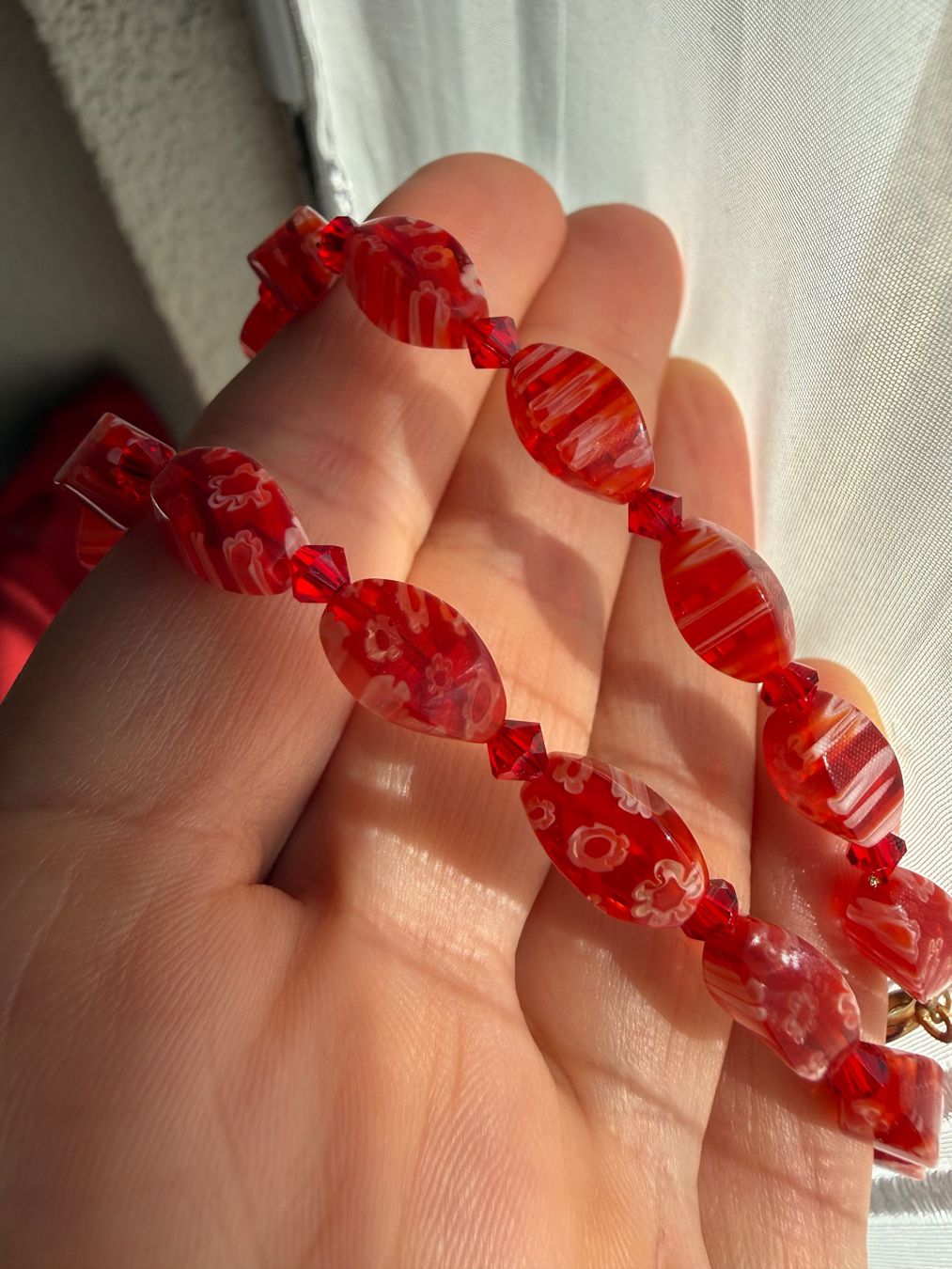 Murano Catenine: Vintage Murano Millefiori Kette – Usato da Spiegel b. Bern venduto da Rogger72 5